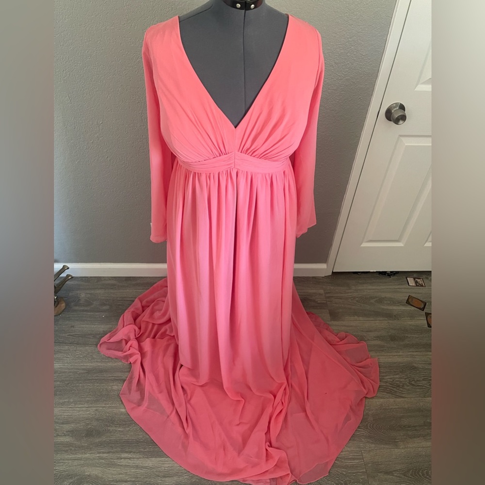 Gorgeous Tall Plus Size Maternity Dress